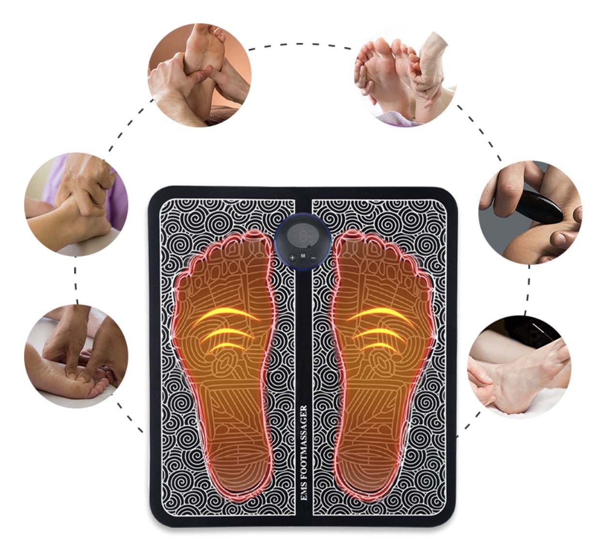 Postur NEMS Foot Massager works